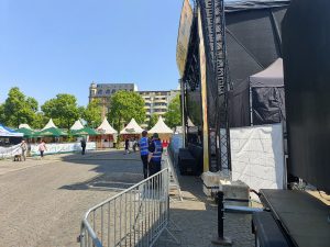 Absicherung Bühne auf Stadtfest Konzert Security Ordner Eventmitarbeiter Veranstaltungen